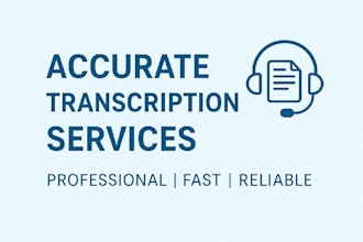 transcribe your audio or video into accurate text