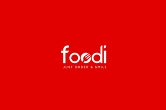 make a creative modern food logo design