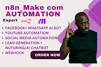 build n8n workflow ai agent chatbot make com automation made com integromat fix