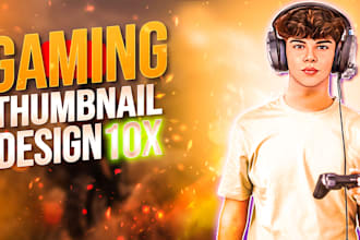 create eyecatching youtube thumbnails for horror, podcast, and gamimg thumbnail