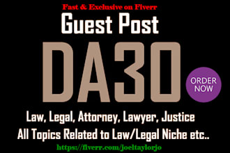 submit a guest post on a quality law blog google indexed
