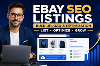 create and optimize ebay SEO product listings