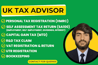prepare and file your self assessment tax return UK