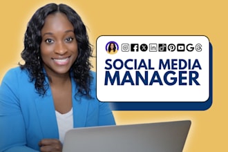 be your social media manager and content creator