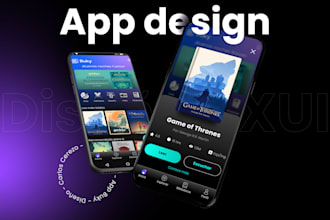 do design mobile app UX UI in figma