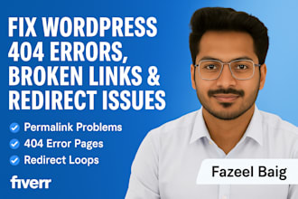 fix wordpress 404 errors, permalink issues and redirects fast