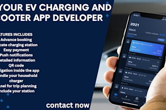 be your ev charging app and e scooter app developer