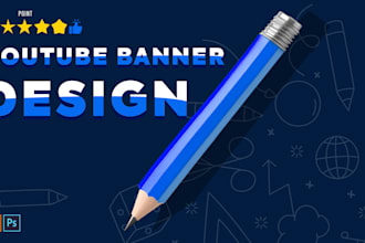creative youtube banner design for your channel