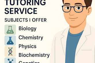 teach you mcat biology, chemistry, physics