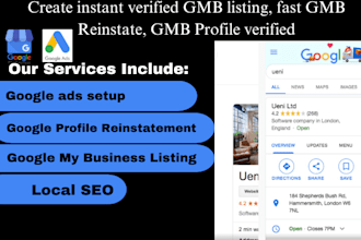 create google my business listing with instantly verified, duplicate gmb listing