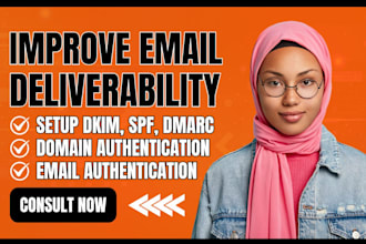 setup dmarc spf dkim dns record domain authentication fix email deliverability
