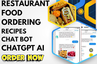 build restaurant chat bot food ordering chat gpt ai cooking recipe chat bot