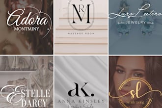 design luxury fashion clothing brand, apparel and boutique fashion logo