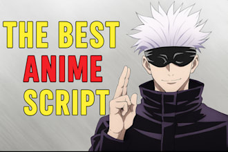 be your youtube anime script writer