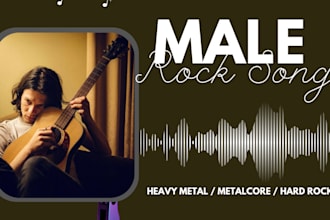 be your male vocal for metal hard rock or punk and pop metal songs