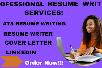 professionally create 24hrs ats resume writing, executive, or federal resume