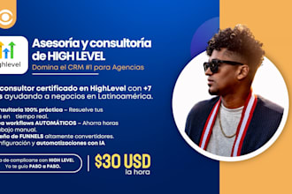 asesoría y soporte de highlevel entrenamiento para negocios y agencias