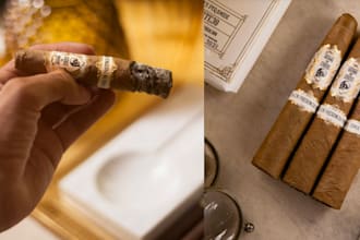 do modern cigar logo, bands, label, and cigar box design