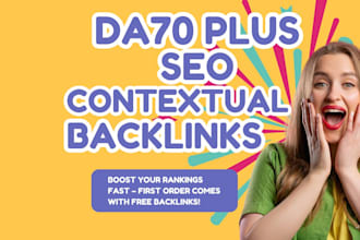 do high quality SEO contextual backlinks with white hat link building