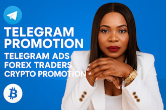 do crypto telegram ads, promote the telegram forex channel to real forex traders