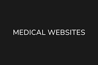 design a professional medical website that attracts more patients