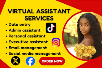 be long term personal admin executive virtual assistant social media manager