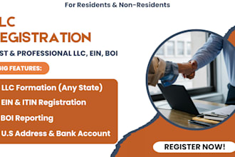 dissolve US llc, llc registration, close ein, boi report, itin, obtain ein