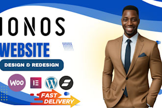 create a professional website on ionos for your business