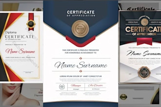 do certificate design, award certificate, diploma certificate, flyer, newsletter