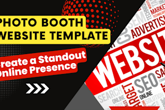 design photo booth website, photo booth website online payment gateway