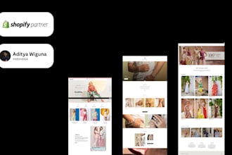 design modern shopify store for clothing and fashion