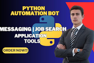 automated python bots for linkedin messaging, job finder bot, application bot