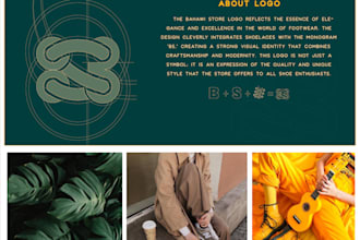 do sleek minimalist logo design with brand style guides