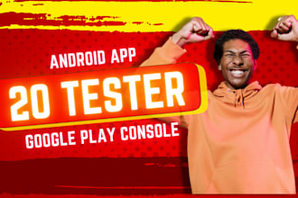 20 testers for google play console android app closed testing play store