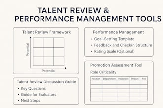design talent review and promotion process tools for HR