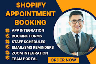 setup shopify appointment booking tepo meety cowlender apntly appointo bookeasy