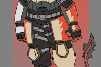 draw your custom fursona art fast
