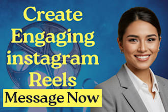 create engaging instagram reels, promo graphics  sales flyers