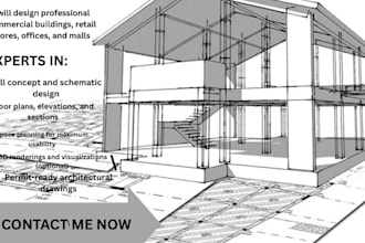 design professional commercial buildings, retail stores, offices, and malls