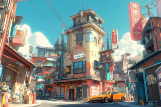 make realistic 2d environment concepts, or animations