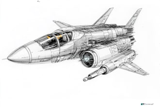 make best sci fi art spaceship or any vehicle design for you