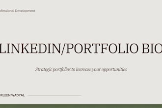 write a compelling linkedin bio or professional summary