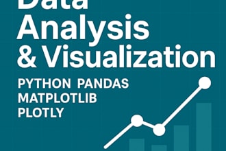 do data analysis and create visual reports using python