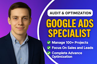 setup, optimize and audit PPC campaign, google ads adwords