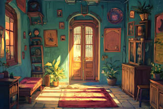 create a hihh quality environment concept art or landscape design