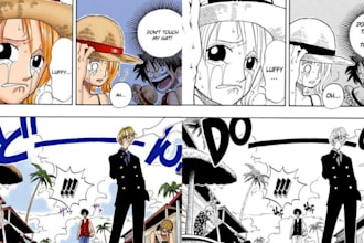 draw japanese manga line art comic book page character cover art manhwa recap