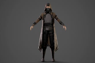 mid poly game character,3d creature model,metahuman,weapon,animaze humanoid,rig