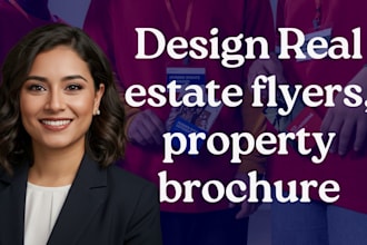 design modern real estate flyers, real estate brochure, flyer design, flyer