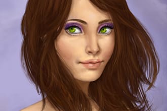 draw you an awesome digital painting