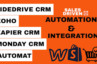 setup zoho zapier monday pipedrive automat CRM to boost leads and sales